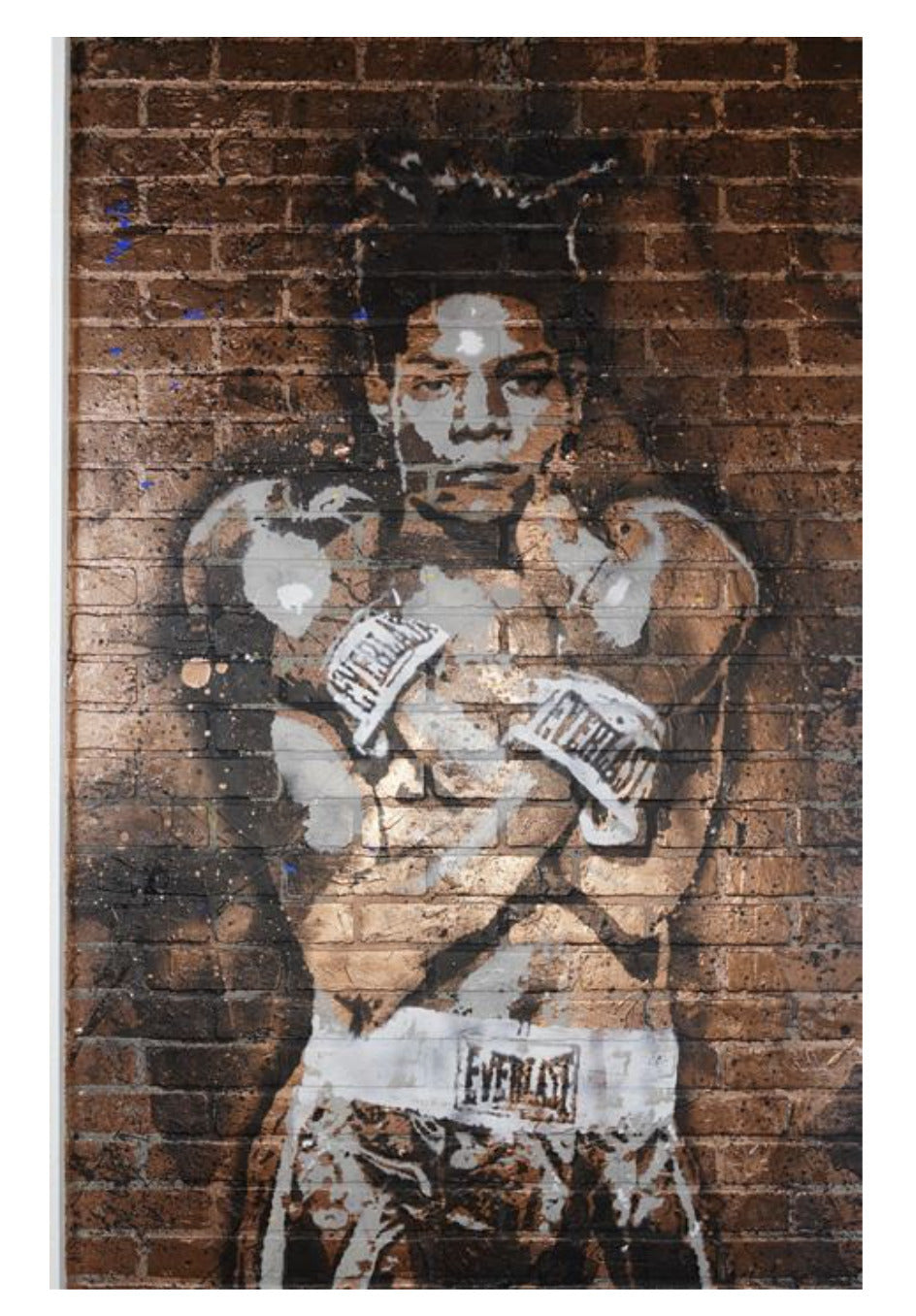 basquiat.bricked, portrait painting by not.travis